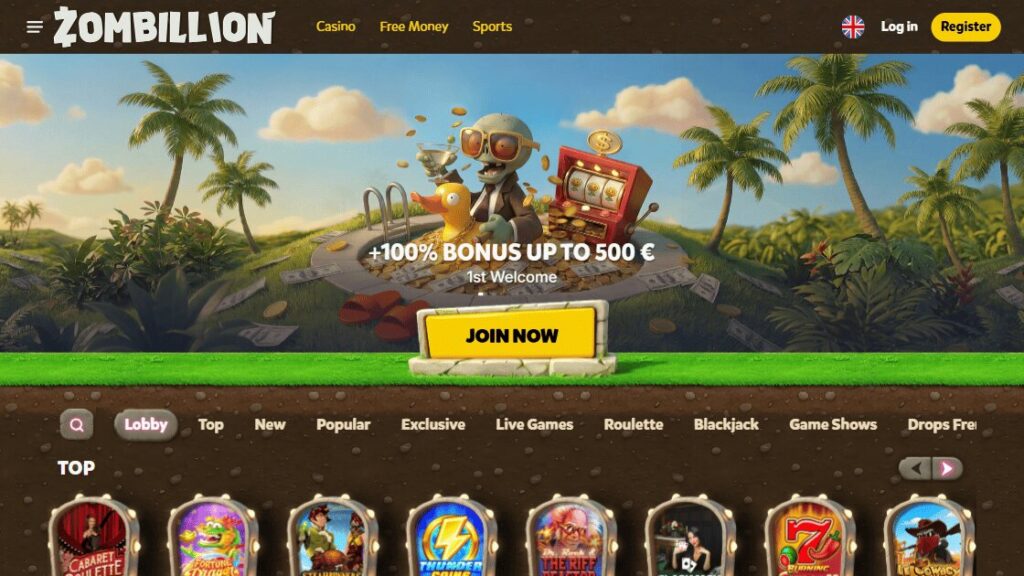 nederlandse zombillion zonder cruks casino homepage